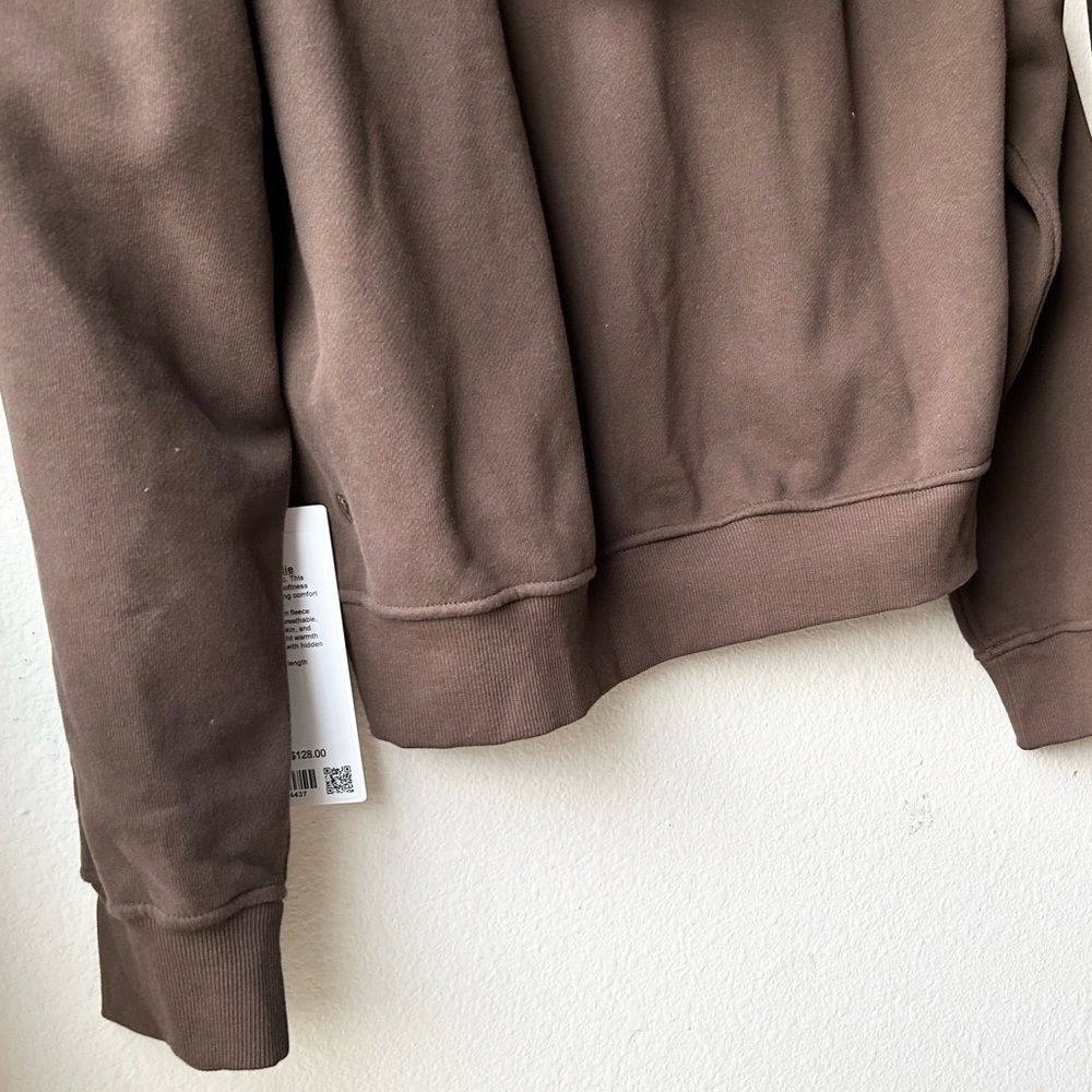 NWT Lululemon Brown Steady State Oversized Hoodie Walnut Crunch Sz S - Picture 9 of 12